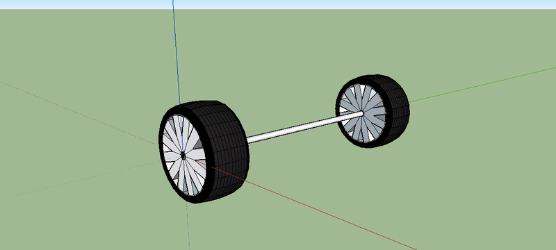 Illustration for article titled Wheel W/ Axle And Another Wheel (Car Project #2)